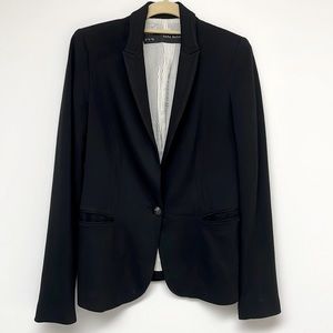 Zara Lightweight Black Blazer Size Medium